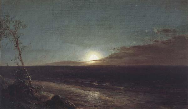 Frederic E.Church Moonrise France oil painting art